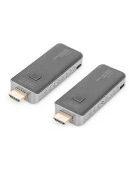 Przedłużacz/Extender HDMI bezprzewodowy 50m 1080p60Hz FHD 5GHz, audio (zestaw)