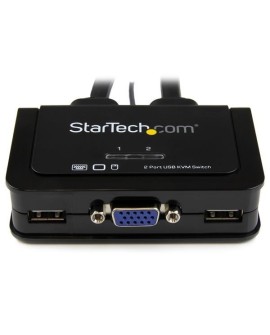 2PORT CABLE KVM WITH VGA USB/AND REMOTE SWITCH BUTTON