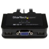 2PORT CABLE KVM WITH VGA USB/AND REMOTE SWITCH BUTTON