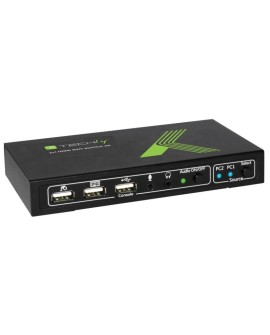 TECHLY PRZEŁĄCZNIK KVM HDMI/USB 2X1 Z AUDIO 4KX2K IDATA KVM-HDMI2U