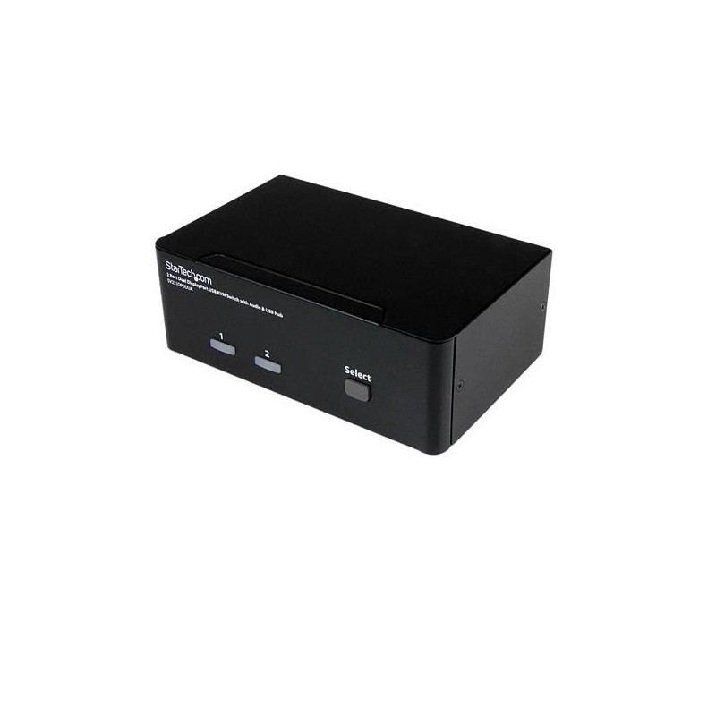 StarTech.com SV231DPDDUA przełącznik KVM Czarny