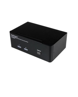 StarTech.com SV231DPDDUA przełącznik KVM Czarny