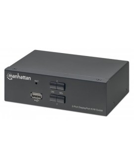 MANHATTAN PRZEŁĄCZNIK KVM DISPLAYPORT/USB 2X1 4K6