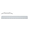 Linijki aluminiowe 15/20/30/40/50 cm