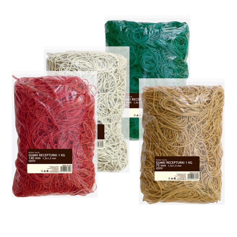 Gumki recepturki 60% kauczuku op. 1 kg