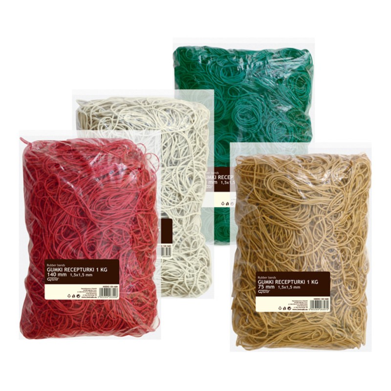 Gumki recepturki 60% kauczuku op. 1 kg