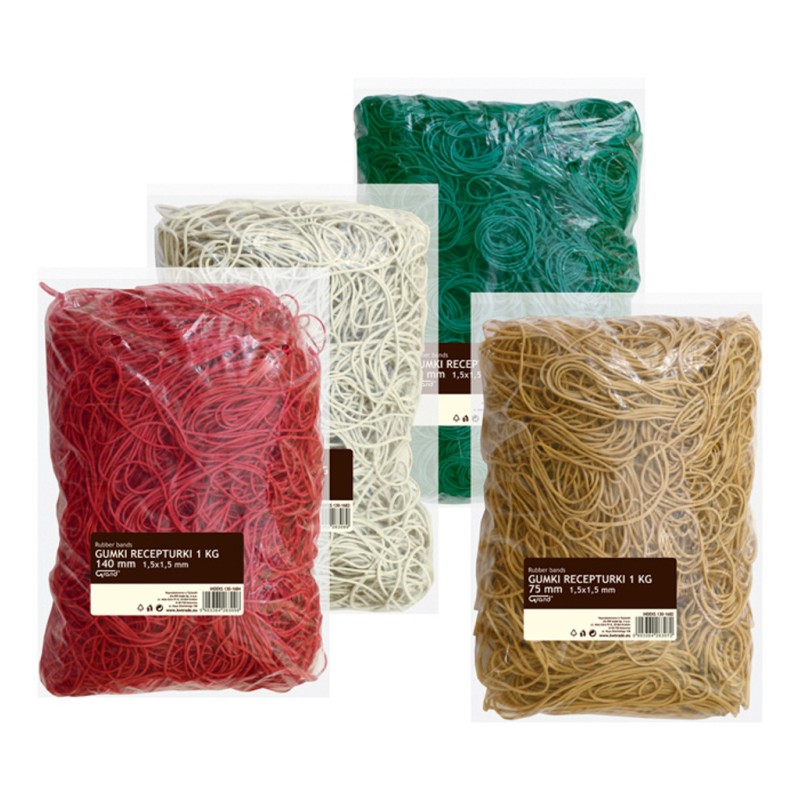 Gumki recepturki 60% kauczuku op. 1 kg