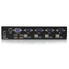 StarTech.com SV431USB przełącznik KVM Możliwości montowania w stelażu Czarny