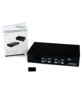 StarTech.com SV431USB przełącznik KVM Możliwości montowania w stelażu Czarny