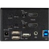 StarTech.com SV231DHU34K6 przełącznik KVM Czarny