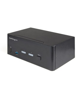StarTech.com SV231DHU34K6 przełącznik KVM Czarny