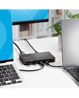 StarTech.com C2-H46-UC2-PD-KVM przełącznik KVM Czarny