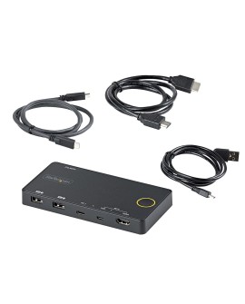 StarTech.com SV221HUC4K przełącznik KVM Czarny