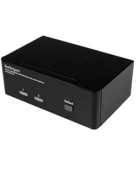 StarTech.com SV231DPDDUA2 przełącznik KVM Czarny