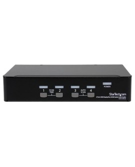 StarTech.com SV431DPUA przełącznik KVM Czarny