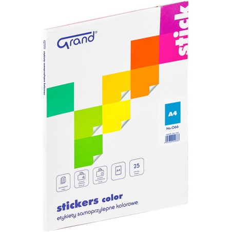 Etykiety GRAND kolorowe