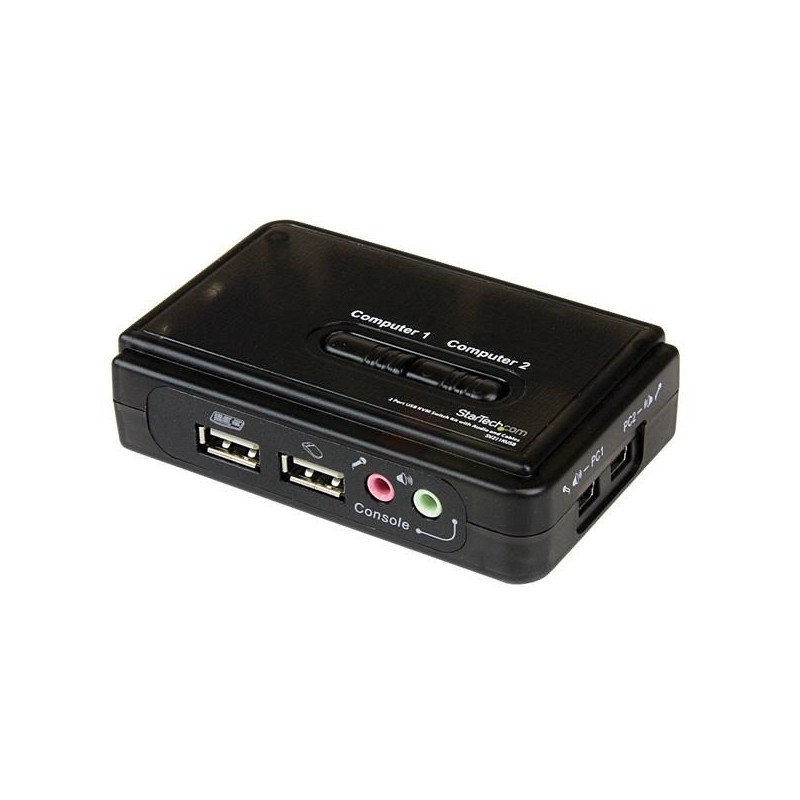 2 PORT USB KVM SWITCH W/ AUDIO/IN