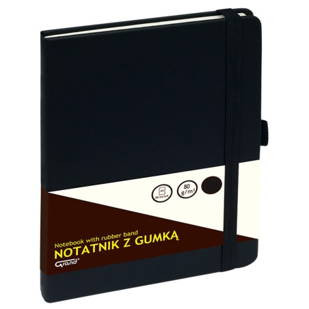 Notatnik z gumką GRAND