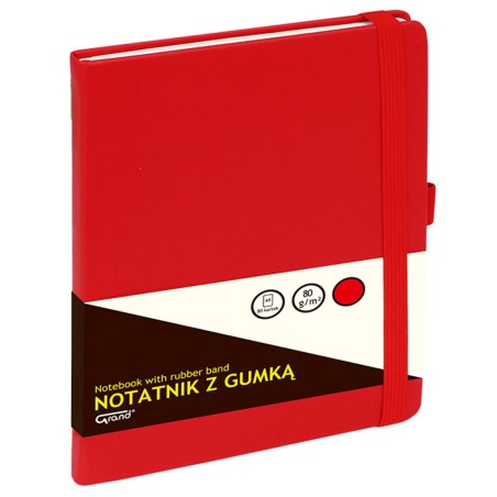Notatnik z gumką GRAND