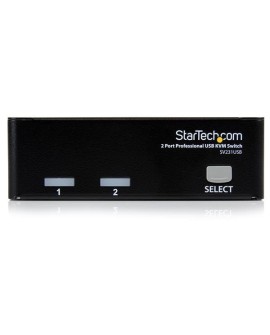 StarTech.com SV231USBGB przełącznik KVM Czarny