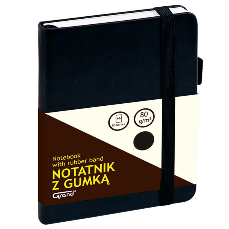 Notatnik z gumką GRAND