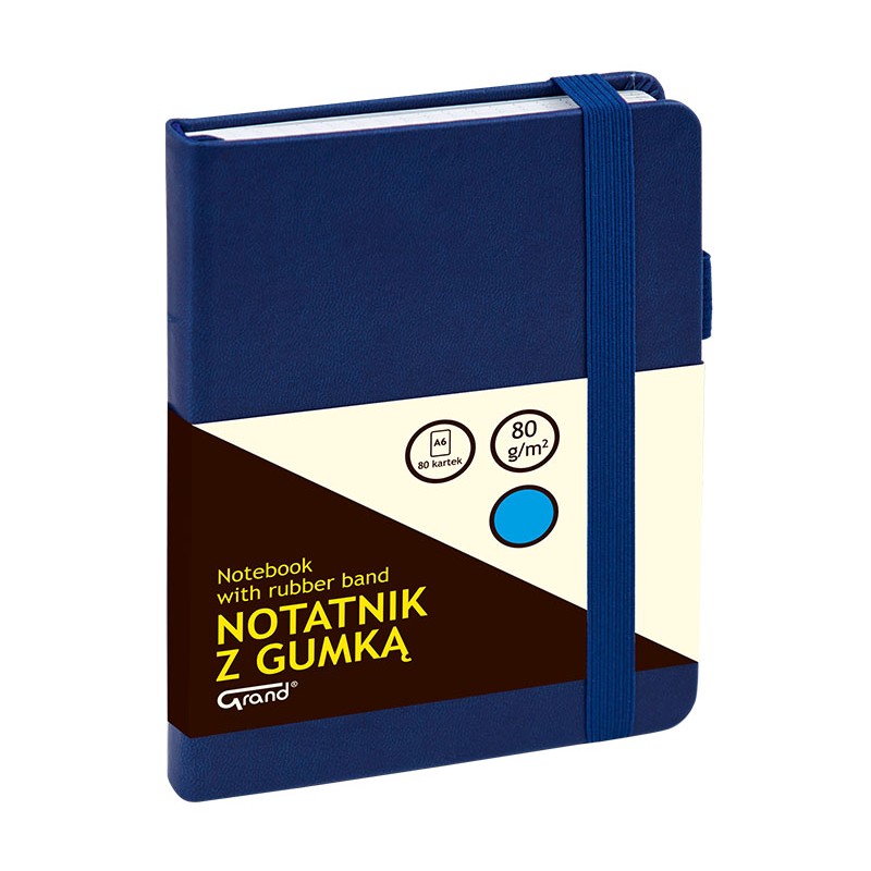 Notatnik z gumką GRAND