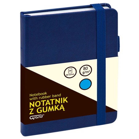 Notatnik z gumką GRAND