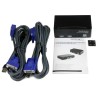 StarTech.com SV231USBGB przełącznik KVM Czarny