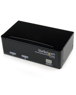 StarTech.com SV231USBGB przełącznik KVM Czarny