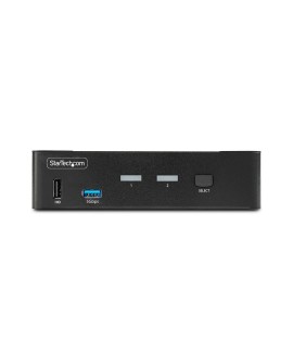 StarTech.com D86A2-2-PORT-8K-KVM przełącznik KVM Czarny