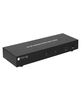 TECHLY PRZEŁĄCZNIK KVM DISPLAYPORT/USB 2X1 DUAL HE