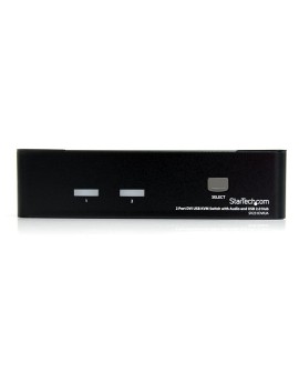 StarTech.com SV231DVIUA przełącznik KVM Czarny