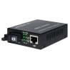 Emiter EM/1GB-ETH-1XSC-1550 Konwerter światłowodowy WDM Ethernet 10/100/1000 Mbps RJ45/1xSC SM 9/125 (Tx 1550nm / Rx 1310nm)