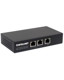 INTELLINET EXTENDER POE+ 2-PORTOWY GIGABIT 802.3AT