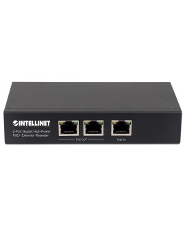 INTELLINET EXTENDER POE+ 2-PORTOWY GIGABIT 802.3AT