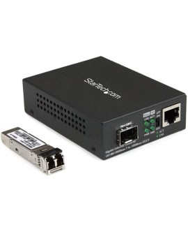 StarTech.com MCM1110MMLC konwerter sieciowy 1000 Mbit/s 850 nm Multifunkcyjny Czarny