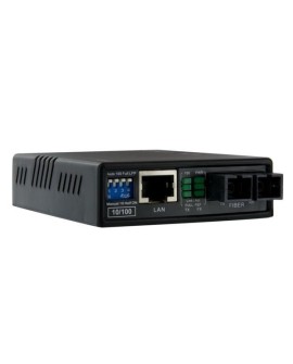 StarTech.com MCM110SC2 konwerter sieciowy 100 Mbit/s 1310 nm Multifunkcyjny Czarny