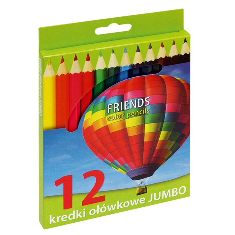 Kredki sześciokątne JUMBO