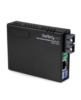 StarTech.com MCM110SC2 konwerter sieciowy 100 Mbit/s 1310 nm Multifunkcyjny Czarny