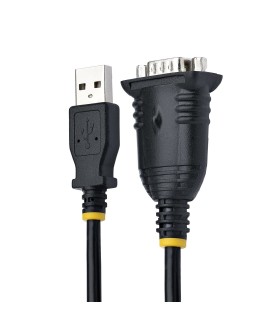 StarTech.com 1P3FP-USB-SERIAL zmieniacz płci / kabli DB-9 USB Typu-A Czarny