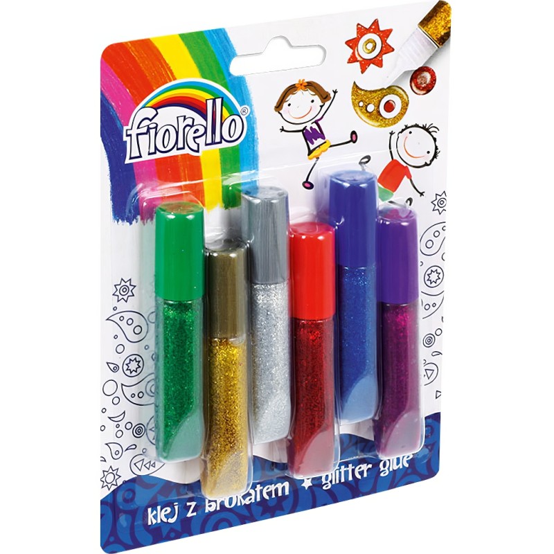 kleje z brokatem