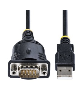 StarTech.com 1P3FP-USB-SERIAL zmieniacz płci / kabli DB-9 USB Typu-A Czarny