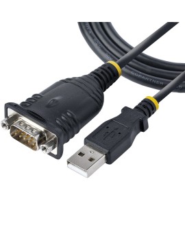 StarTech.com 1P3FP-USB-SERIAL zmieniacz płci / kabli DB-9 USB Typu-A Czarny