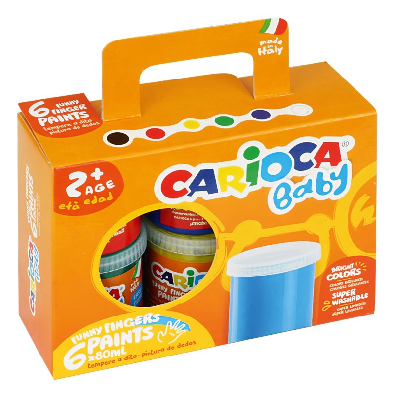Farby CARIOCA tempery do malowania palcami