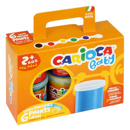 Farby CARIOCA tempery do malowania palcami