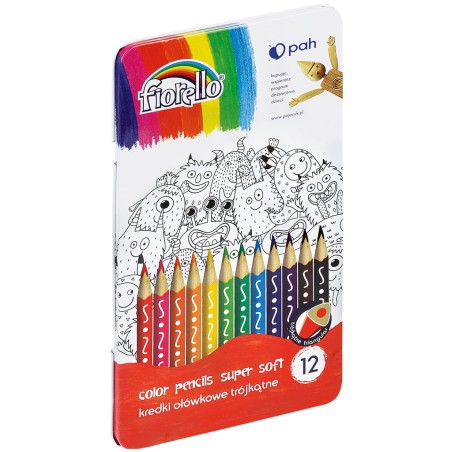Kredki trójkątne FIORELLO SUPER SOFT