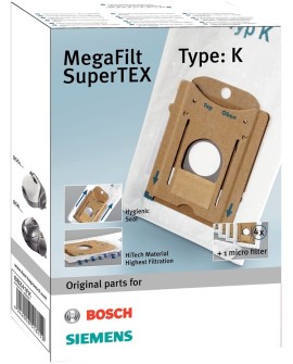 Worek do odkurzacza Bosch, Siemens (Karton BOSCH BBZ41FK 4 szt. + 1 filtr)