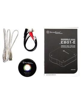 Silverstone EB01-E Srebrny