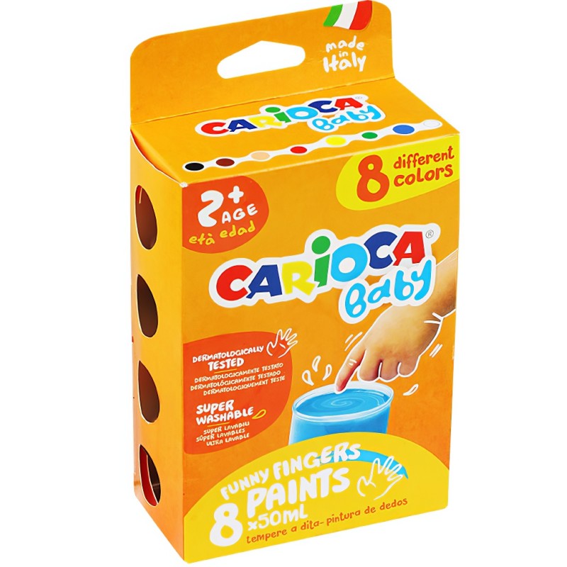 Farby CARIOCA tempery do malowania palcami