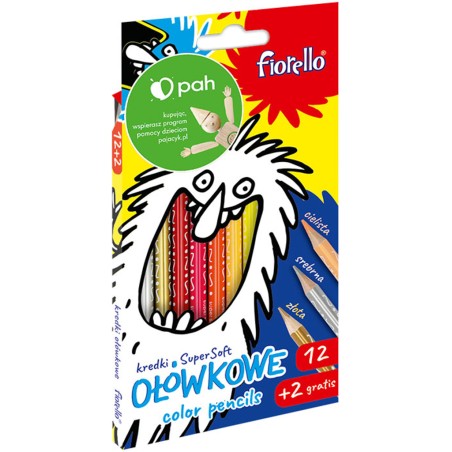 Kredki trójkątne FIORELLO SUPER SOFT